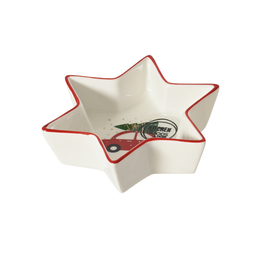 Star Shaped with Car and Tree Snack Bowl
