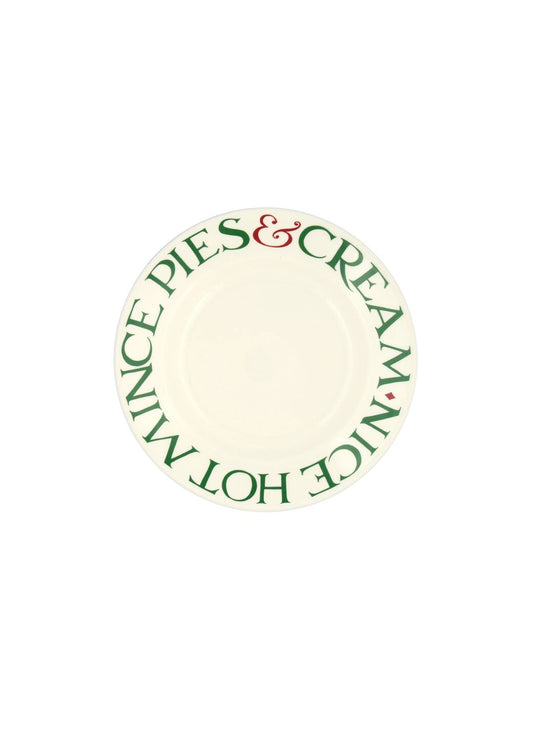 Christmas Toast & Marmalade Mince Pies 8 1/2 Inch Plate