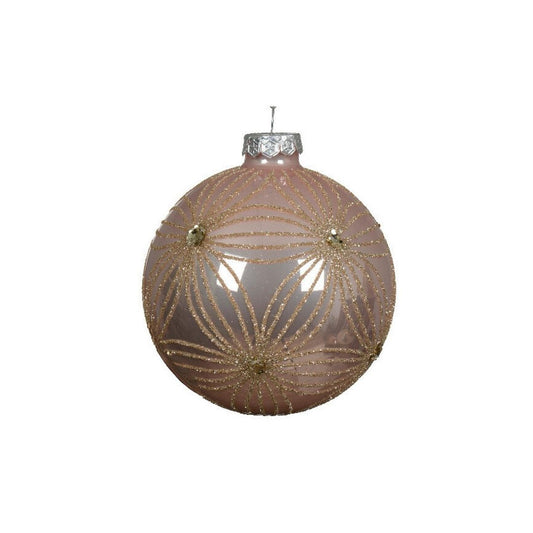 Blush Pink with Champagne Sequin Bauble