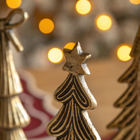 Heritage Star Tree Ornament Gold