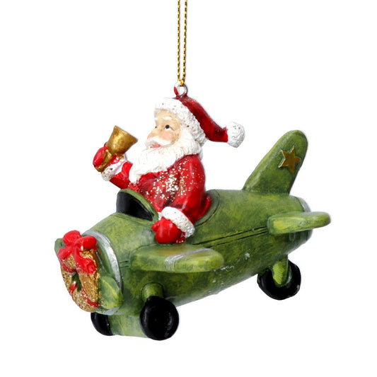 Santa in Plane Tree Decoration
