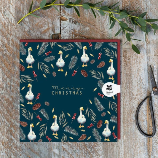 Merry Christmas (Goose Noir) Card