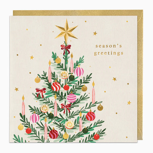 Vintage Tree Christmas Card
