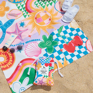 Good Vibes Club Kids Beach Towel