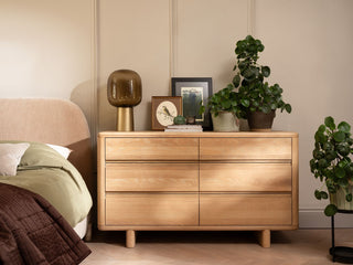 Flynn Bedroom 6 Drawer Wide Chest