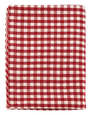 Red Gingham Tablecloth Lrg
