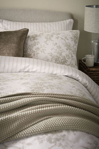 Walled Garden Dove Grey Double Duvet Cover Set