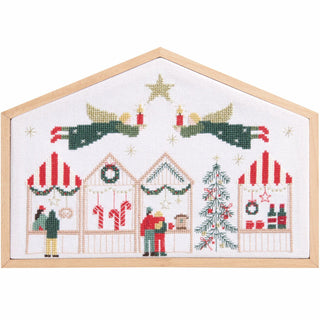 Christmas Market Embroidery Kit