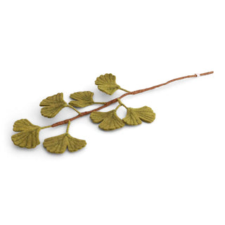 Felt Ginkgo Biloba Branch Green