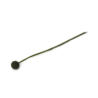 Felt Flower Dot Pine Green 2cm