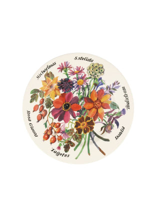 Autumn Flowers 8 1/2 Inch Plate
