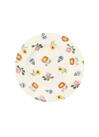 Poppies & Pinks Medium Dinner Plate, 8.5 Inch