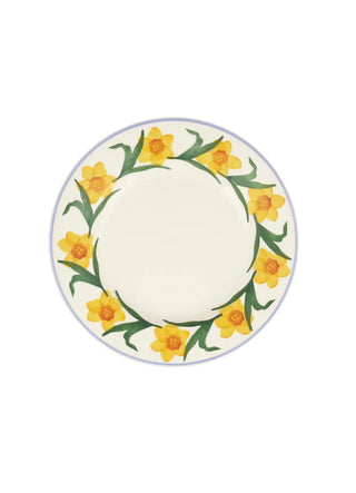 Windblown Daffodils Medium Dinner Plate, 8.5 Inch