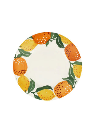 Oranges & Lemons Medium Dinner Plate, 8.5 Inch