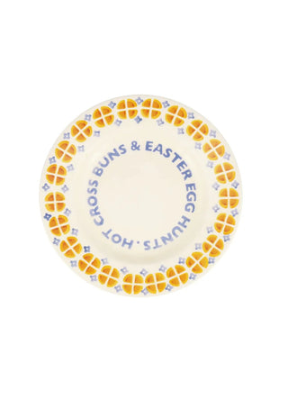 Hot Cross Buns Medium Dinner Plate, 8.5 Inch