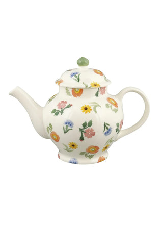Poppies & Pinks 3 Mug Teapot