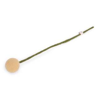 Felt Flower Dot Dusty light Yellow 3cm