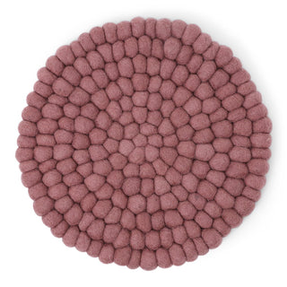 Felt Big Coaster Plum