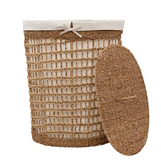 Sangu Seagrass Laundry Basket Sml