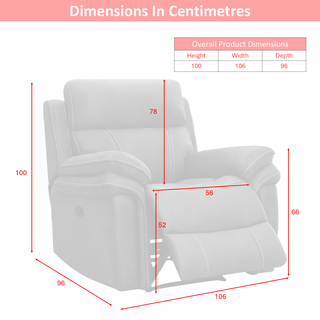 Richmond Manual Recliner Chair Sahara