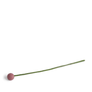 Felt Flower Dot Dusty Pink 2cm
