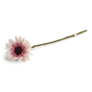 Felt Gerbera Flower White