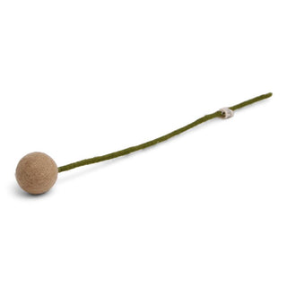 Felt Flower Dot Beige 3cm