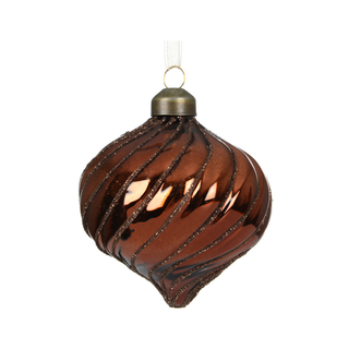 Espresso Glitter Swirl Onion