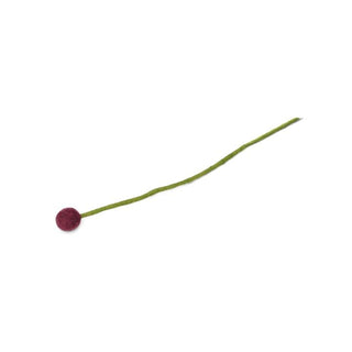 Felt Flower Dot Violet 2cm