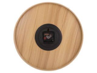 Pure Moss Green Wood Grain Medium Wall Clock