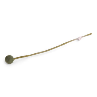 Felt Flower Dot Dark Green 2cm