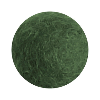Felt Flower Dot Dark Green 2cm