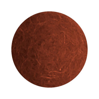 Felt Dot Flower Brown Orange 2cm