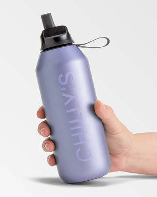 Chilly's 500ml Series 2 Lavender Purple Flip Bottle