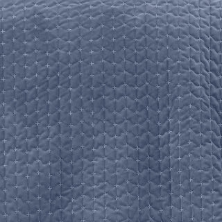 Attica Velvet Bedspread Blue