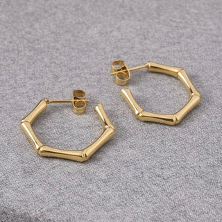 Tarnish Resistant Hexagonal Studs