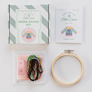 Let It Snow Sweater Beginner Counted Cross Stitch Kit