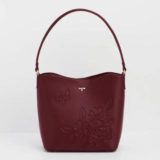Margot Floral Applique Bucket Bag