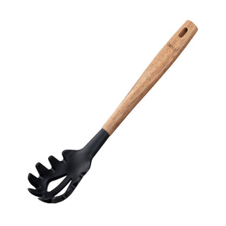 Denby Acacia & Silicone Spaghetti Server Black