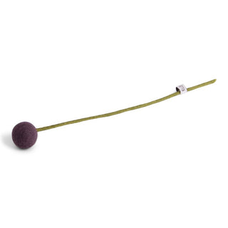 Felt Flower Dot Dark Lavender 3cm