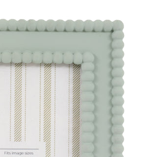 Sage Cove Beaded Photo Frame 7x5"