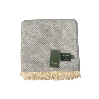 Light Grey Donegal Throw
