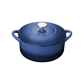 Denby Cobalt Cast Iron 26cm Round Casserole