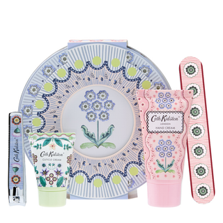 Woven Flowers Manicure Tin