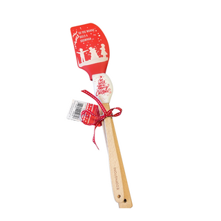 Build A Snowman Red Spatula Set 2Pces