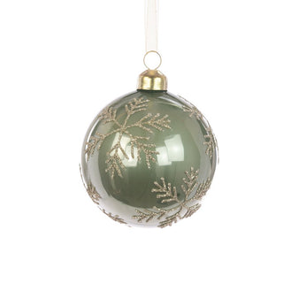 Glass Sage Daniella Bauble 8cm