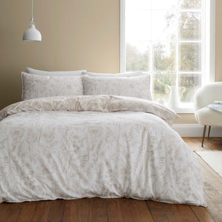 Brushed Floral Toile Super King Duvet Set