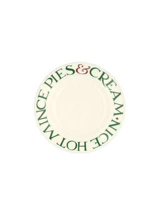 Christmas Toast & Marmalade Mince Pies 8 1/2 Inch Plate