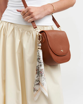 Beth Saddle Crossbody in Tan