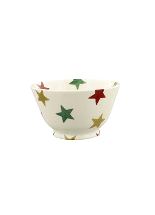 Red, Green And Gold Stars Small Old Bowl